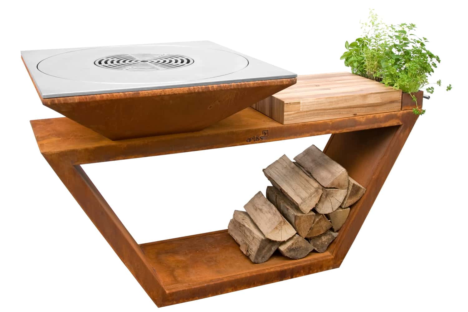 Feuerstelle G4 Corten in versch. Ausführungen – Bild 3