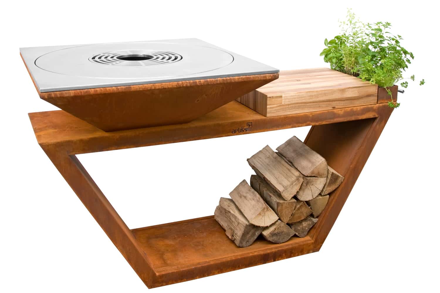 Feuerstelle G4 Corten in versch. Ausführungen – Bild 2