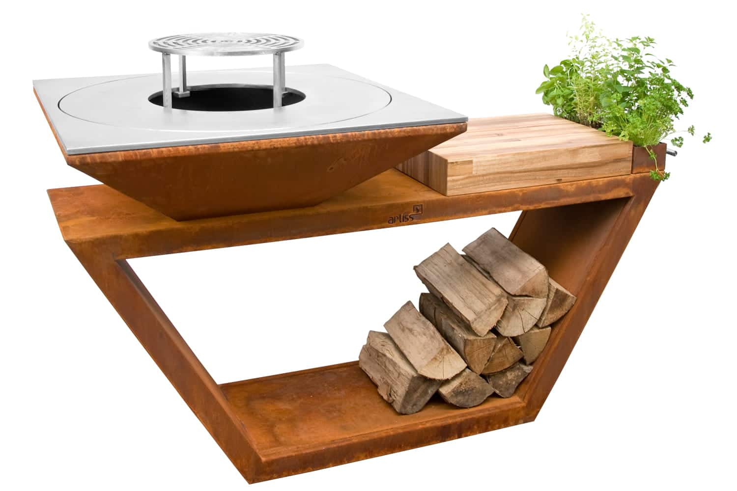 Feuerstelle G4 Corten in versch. Ausführungen – Bild 4