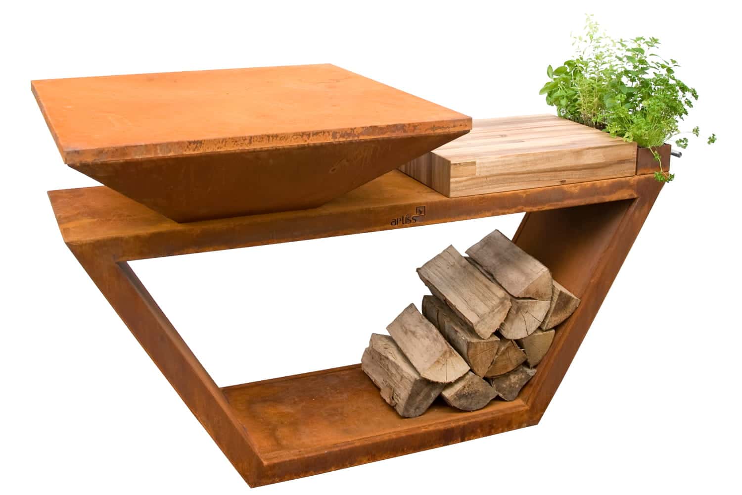 Feuerstelle G4 Corten in versch. Ausführungen – Bild 5