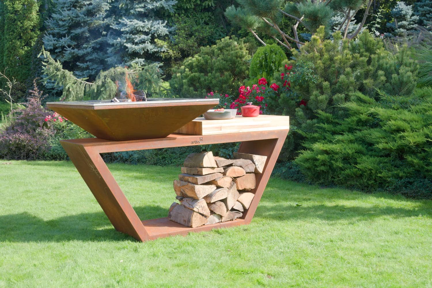 Feuerstelle G4 Corten in versch. Ausführungen – Bild 8
