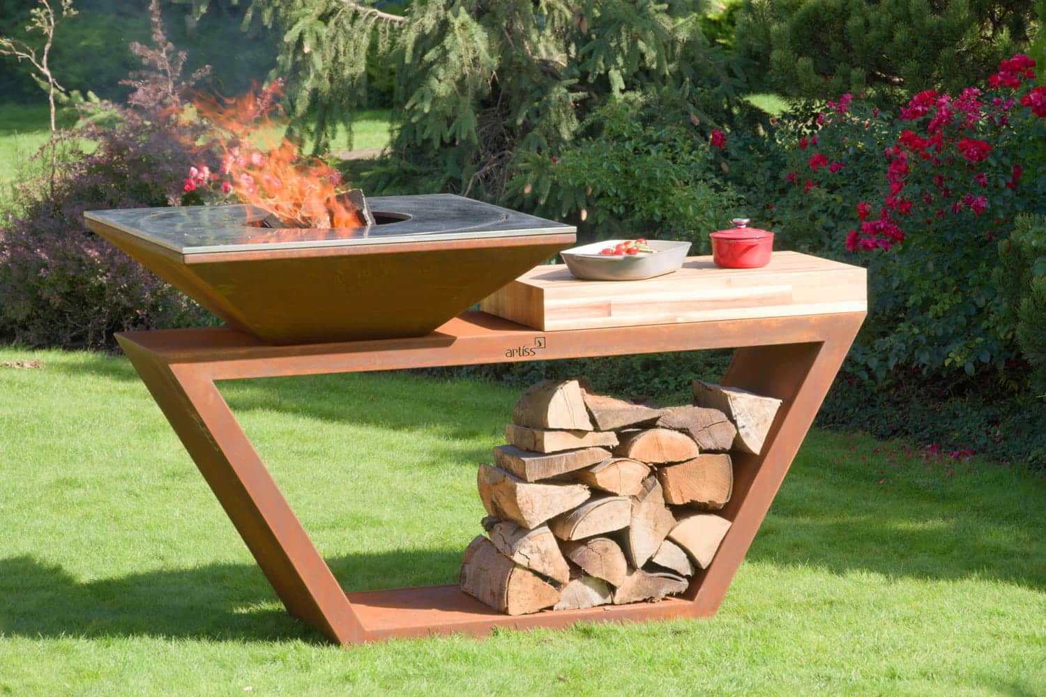 Feuerstelle G4 Corten in versch. Ausführungen – Bild 9