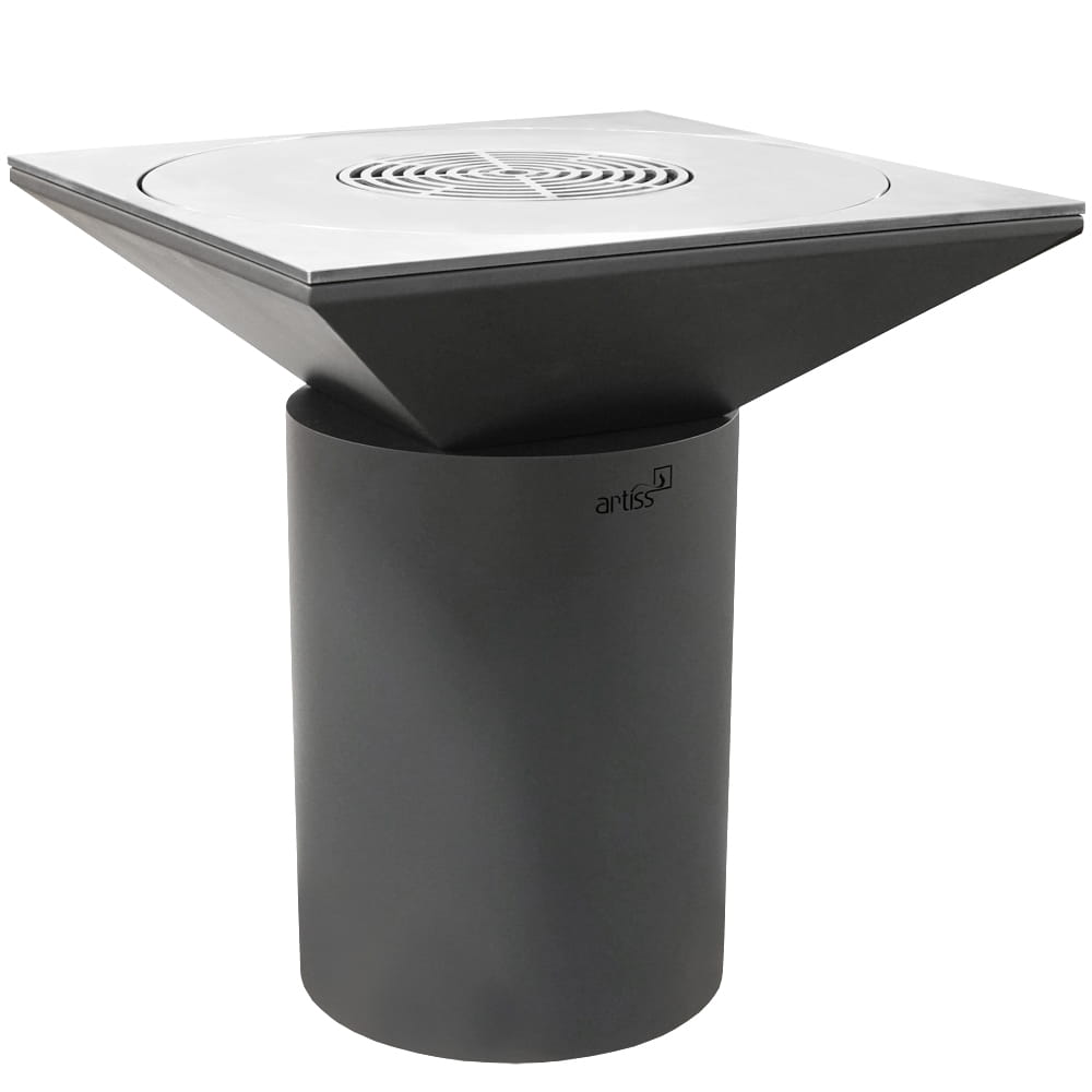 Feuerstelle G6 Graphit mit Kochplatte in versch. Ausf. – Bild 3