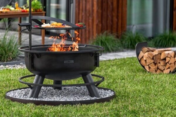Multifunktionale Feuerschale Premium „BANDITO“ mit Grillrost in 2 Größen lieferbar