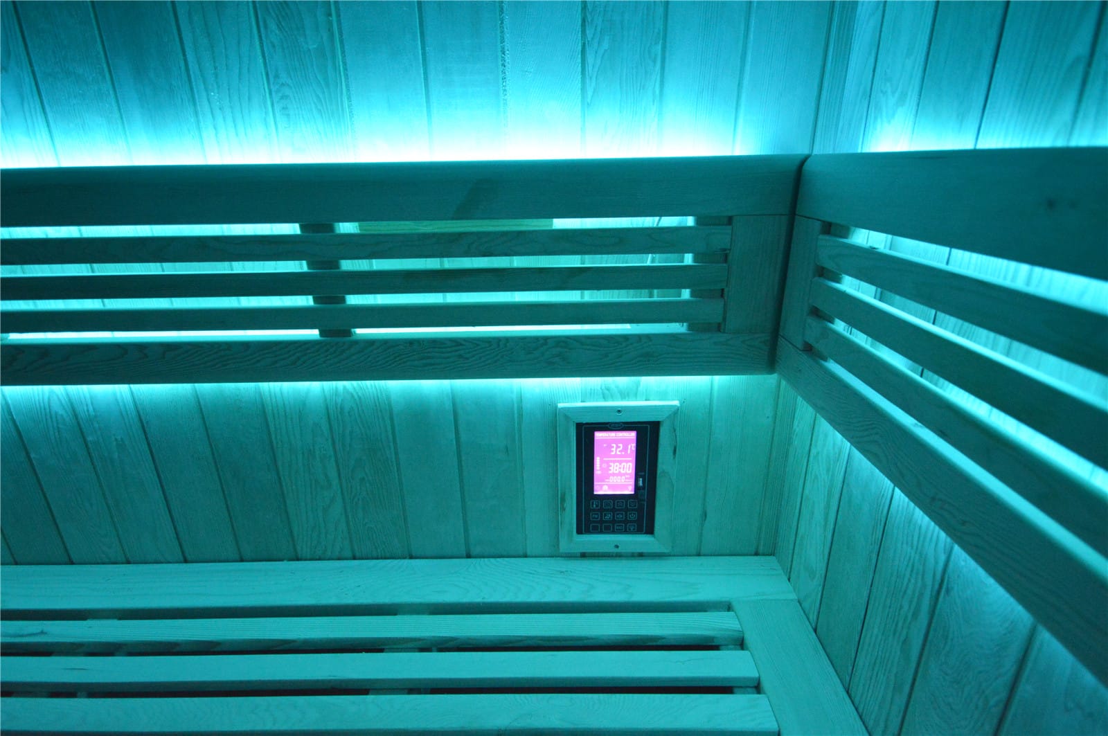 Gartenhaus mit Sauna mit Bio-Kombiofen im Top-Design 6300mm x 3300mm – Bild 10