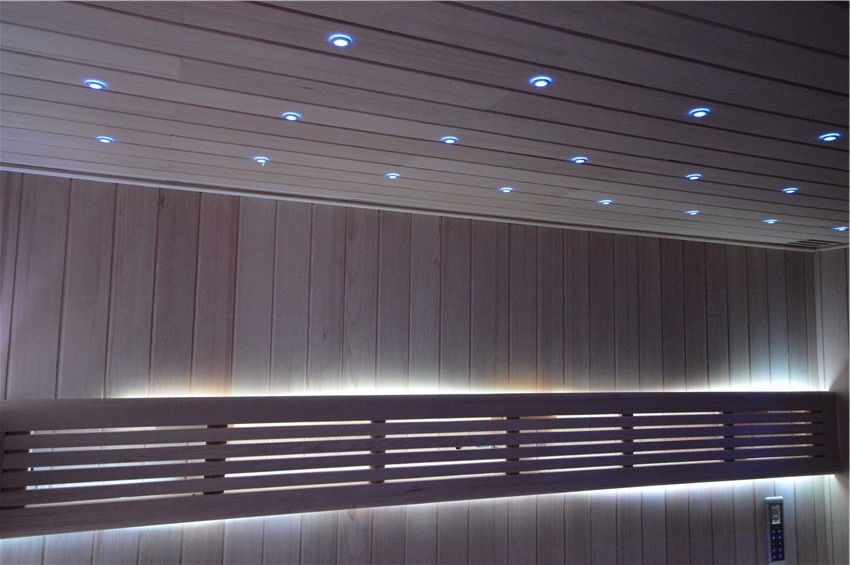 Gartensauna mit Bio-Kaminofen im Top-Design 6300mm x 3300mm – Bild 12