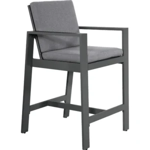 2er-Set Barstuhl Malibu Charcoal