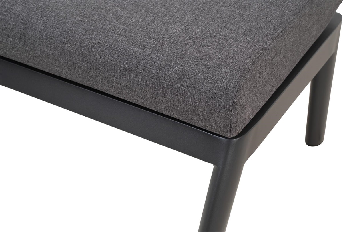 Lounge Hocker Florence Alu – Bild 3