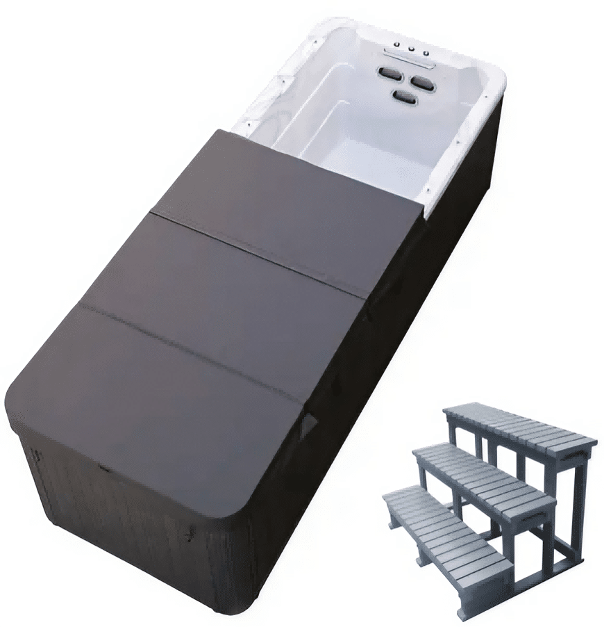 Swim-Spa in den Maßen 3980mm x 2300m x 1200mm