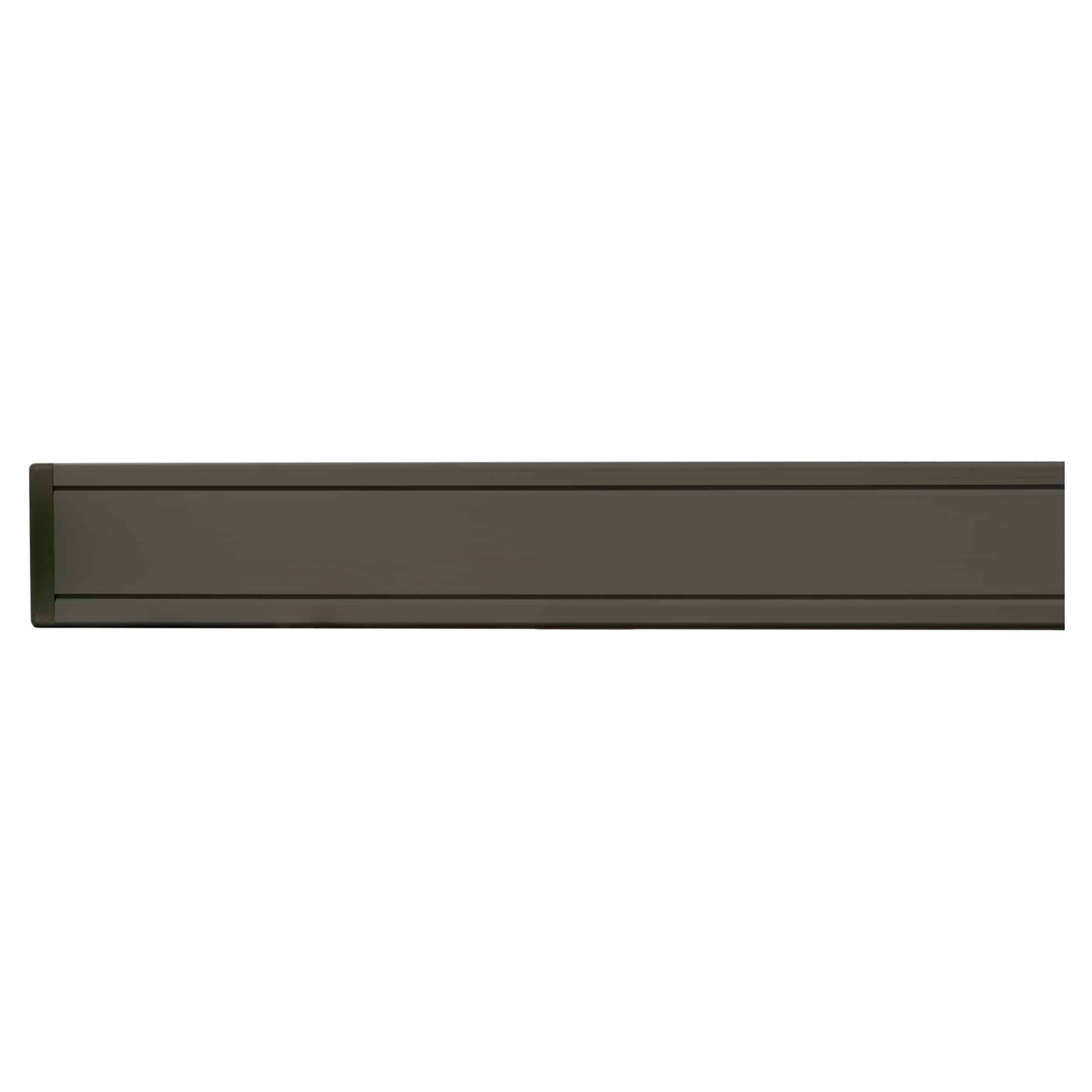 Aluminiumpfosten für WPC-Zaunelemente in anthrazit und 2 Längen lieferbar