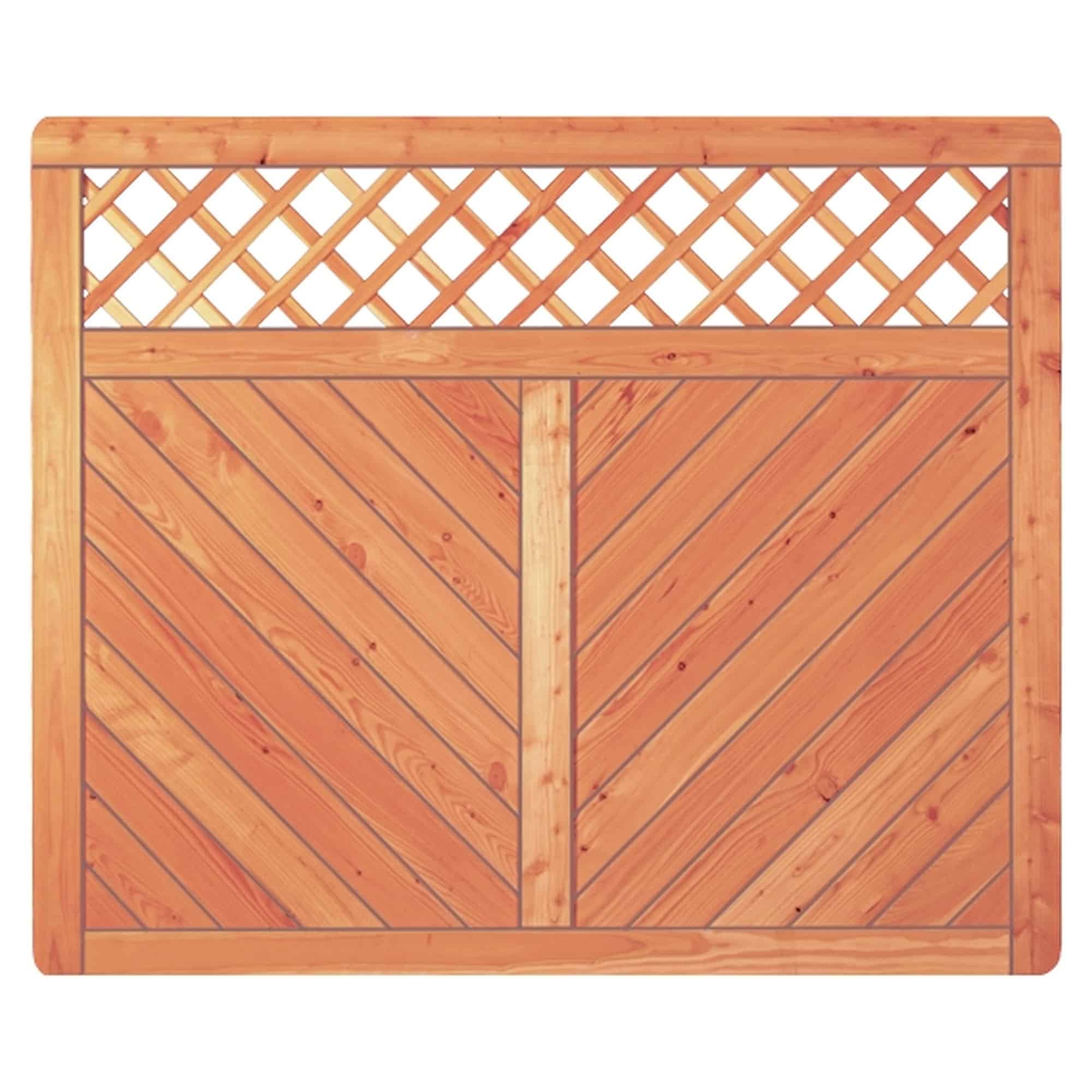 Sichtschutzzaun Skagen 1800mm x 1500mm