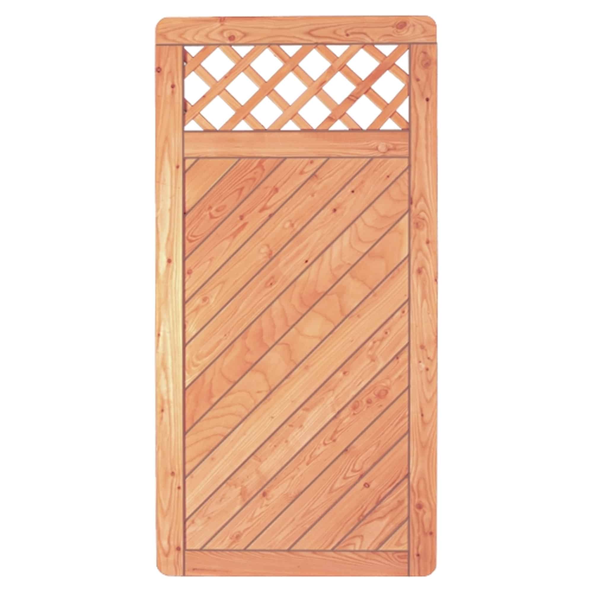 Sichtschutzzaun Skagen 900mm x 1800mm